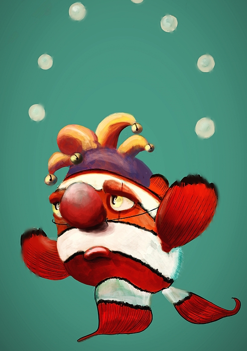 Clown Fish Sticker