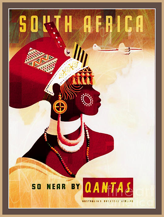 Ian Gledhill - South Africa - 1950 Travel Poster