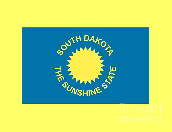 South Dakota Flag Digital Art