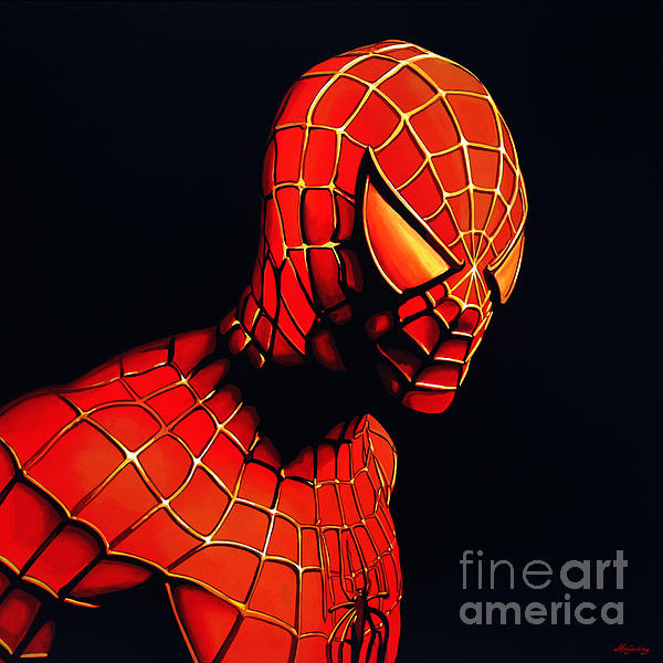 Spiderman 3 Painting Jigsaw Puzzle by Paul Meijering - Pixels Merch