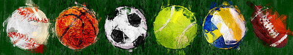 Sports Balls Abstract Photograph