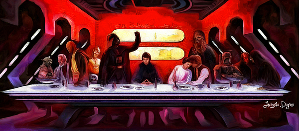 Star Wars Last Supper Jigsaw Puzzle by Leonardo Digenio - Pixels