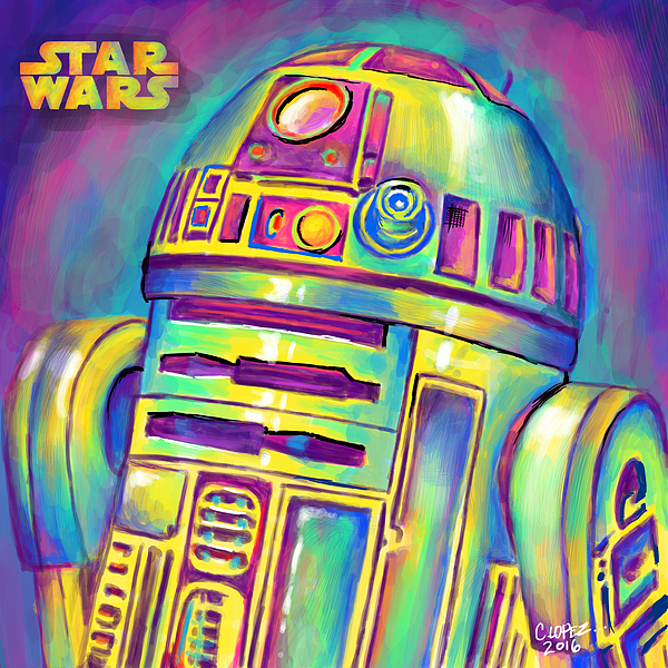 Star Wars R2D2 Throw Pillow by Christian Lopez - Pixels