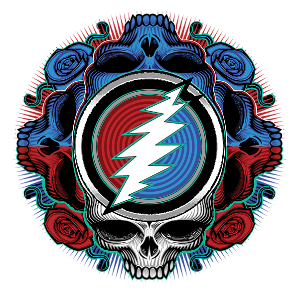 Grateful Dead Steal Your Face Boston Red Sox T-Shirt