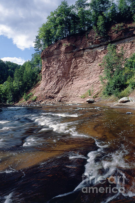 Sturgeon River Gorge Wilderness Duvet Cover by Ray Manning - Fine