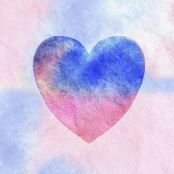 Irina Sztukowski - Sunrise Heart Watercolor Silhouette 