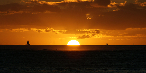 Angela DiPietro - Sunset Over Waikiki