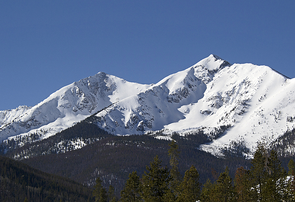 Ten Mile Peak aka Peak One Colorado Bath Towel by Brendan Reals - Pixels