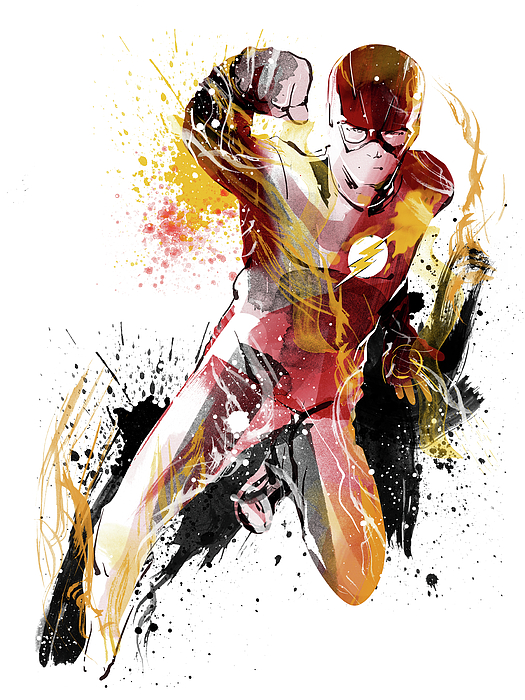 The Flash Beach Sheet by Unique Drawing - Fine Art America