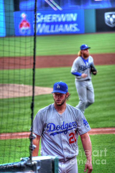 Clayton Kershaw (Los Angeles Dodgers) Watermark MLB Player Tee