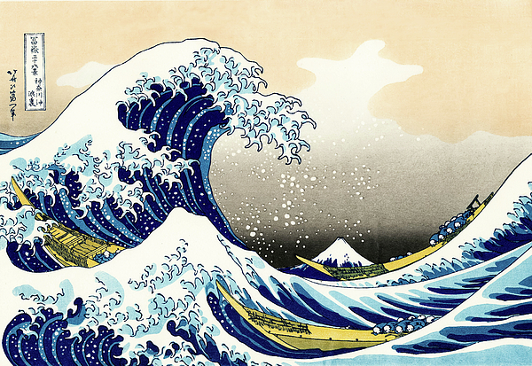 Hokusai Great Wave Art Hipster Bag