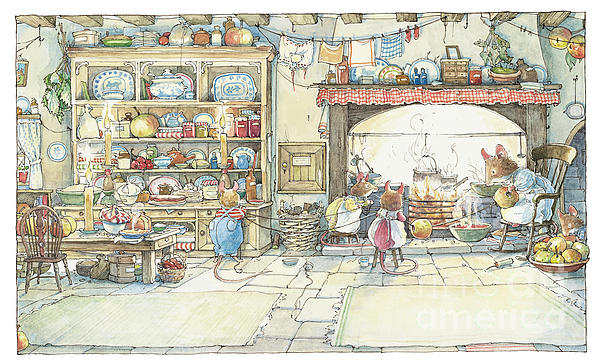 Brambly Hedge - The Kitchen At Crabapple Cottage