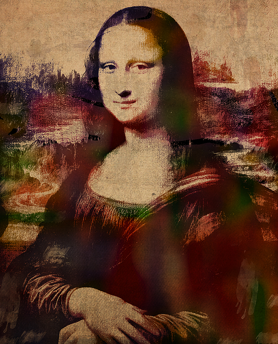 Mona Lisa, The Vitruvian Man, The Last Supper Recycled Zip Pockets