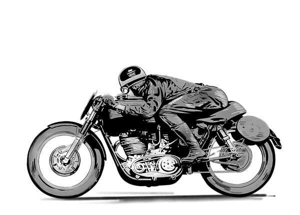 The Motorcycle Dust Devil Women's T-Shirt by Mark Rogan - Pixels