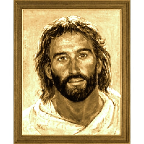 real face of jesus painting