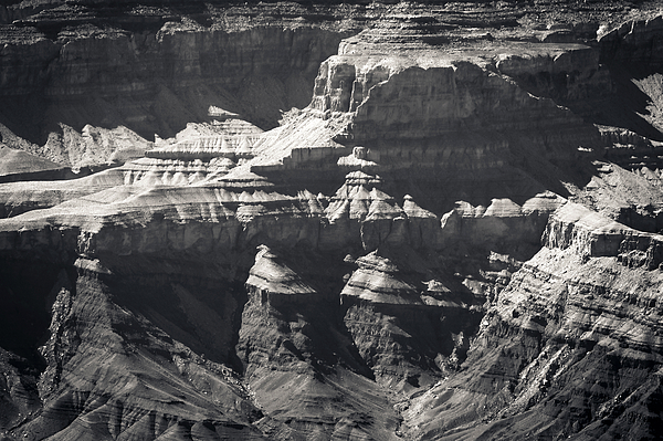 The Spectacular Grand Canyon Bw Photograph