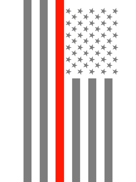 Thin Red Line Flag 2x3 Support Fire Fighters Red Line FD thin Line Flag 100D