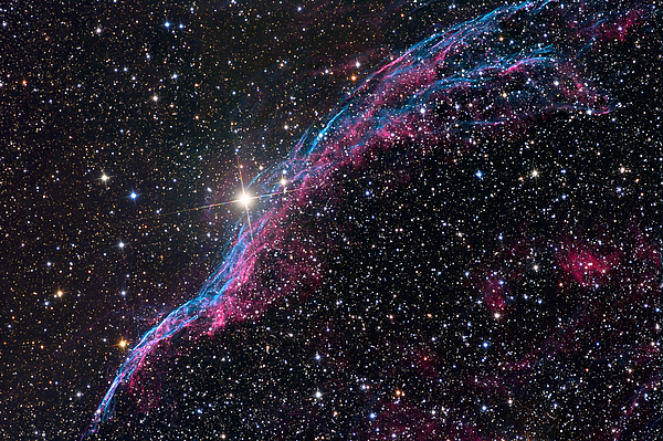 The Western Veil Nebula Photograph