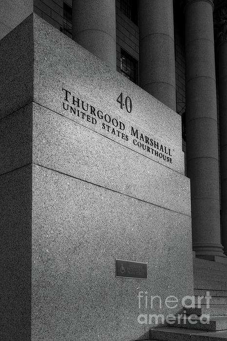 Jerry Fornarotto - Thurgood Marshall  Courthouse 1 bw