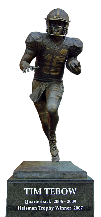 Tim Tebow Transparent For Customization Photograph by D Hackett - Pixels