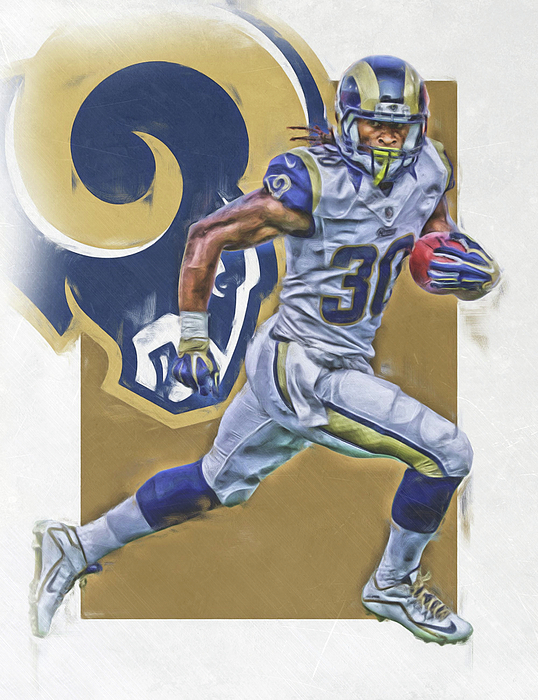 Reebok Los Angeles Rams Apparel *Gurley II* NFL Shirt M. Boys Kids