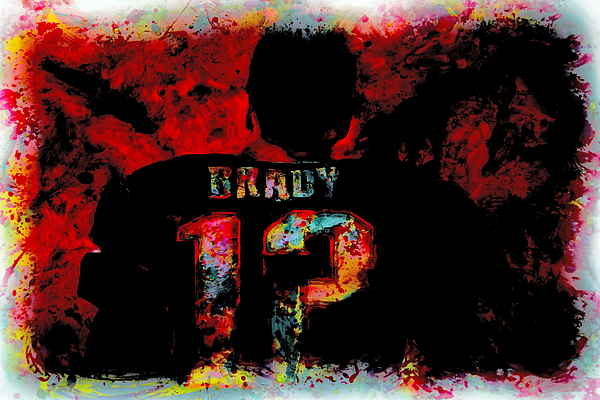 Tom Brady 12a T-Shirt by Brian Reaves - Fine Art America