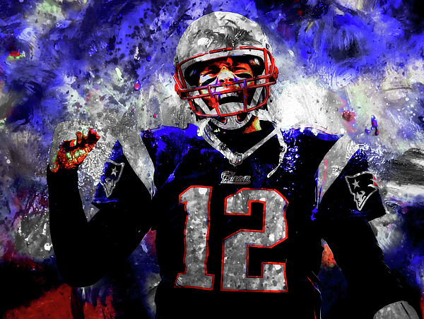 The Living Legend Tom Brady 1a Mixed Media by Brian Reaves - Fine Art  America