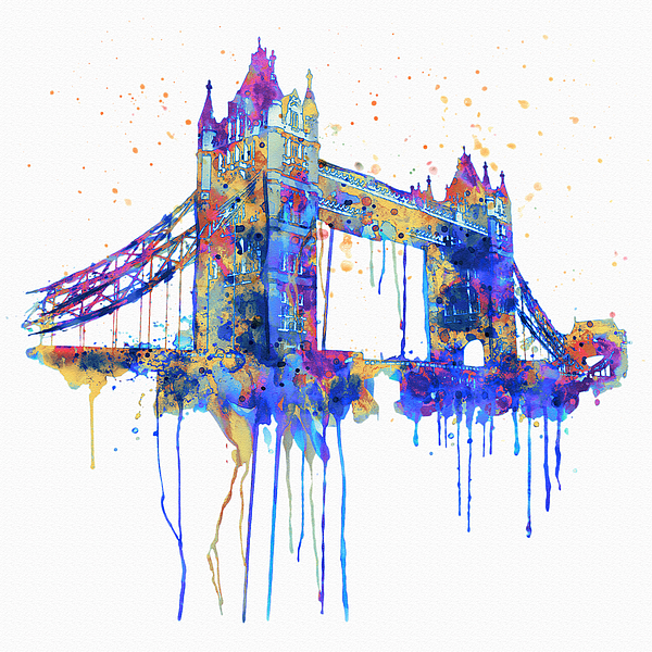 Marian Voicu - Tower Bridge watercolor