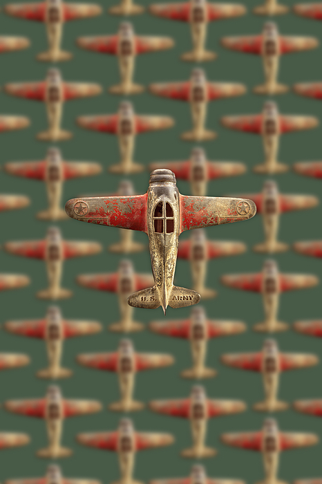 Toy Airplane Scrapper Pattern Photograph