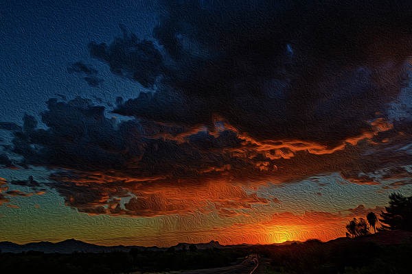 Tucson Sunset Op60 Photograph