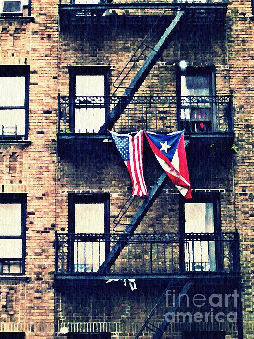 Sarah Loft - Two Flags in Washington Heights
