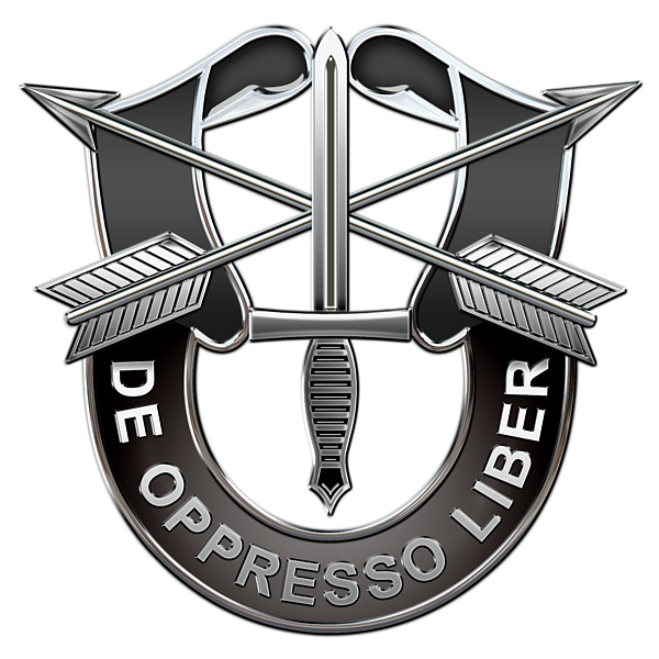 U. S. Army Special Forces - Green Berets D U I over Black Velvet Face ...