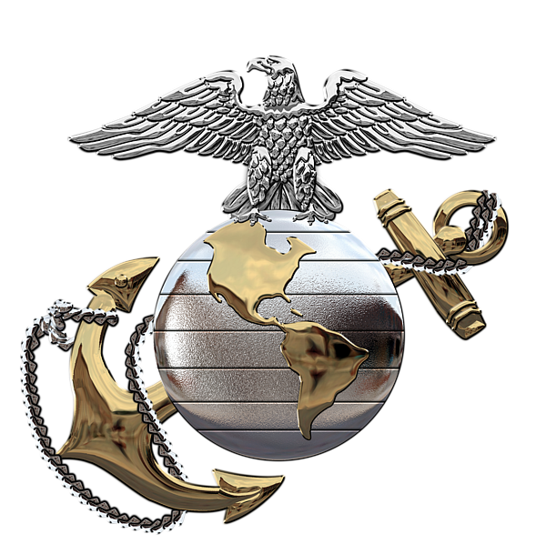 U S M C Eagle Globe And Anchor - C O And Warrant Officer E G A Over ...