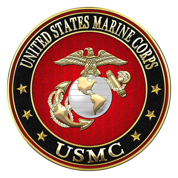 U. S. Marine Corps - U S M C Emblem Special Edition Hand Towel for Sale ...