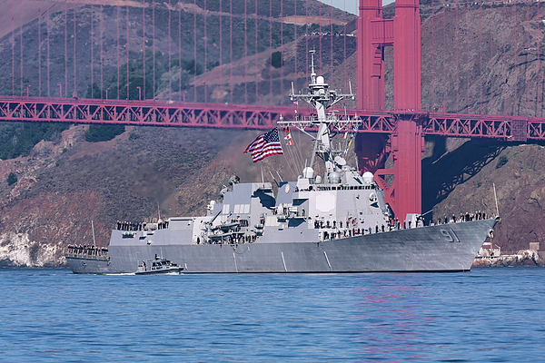 US Ship USN Navy Photo Print USS Pinckney DDG 91 Guided Missile Destroyer 