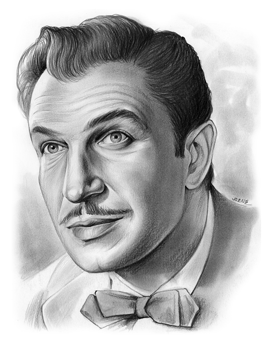 Vincent Price Greeting Card for Sale by Greg Joens