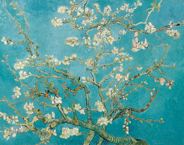 Vincent van Gogh's Branches of an Almond Tree in Blossom Greeting Card ...