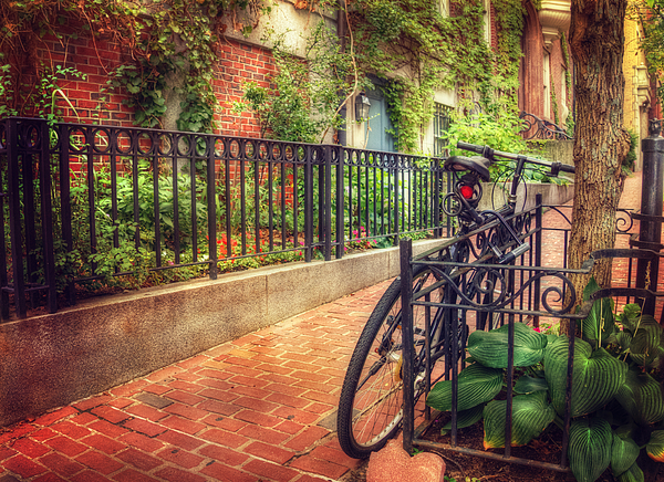 Sunset in Beacon Hill, Boston, Massachusetts by Joann Vitali on