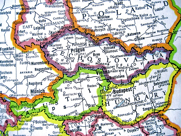 Map Of Germany And Austria