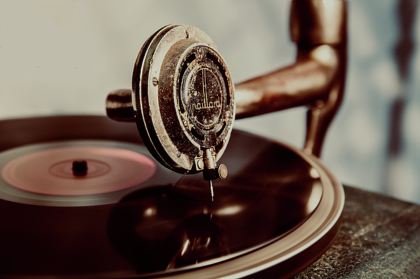 Vintage Phonograph by So Ho