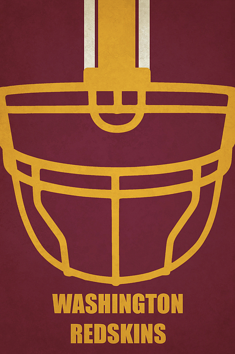 Washington Redskins Vintage Nfl Art T-Shirt by Joe Hamilton - Fine Art  America