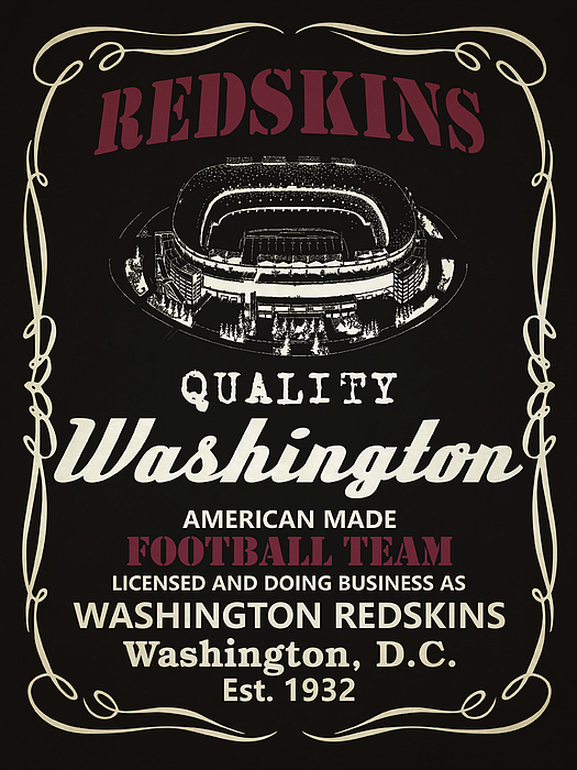 Washington Redskins Nfl Team Poster Coffee Mug by Joe Hamilton