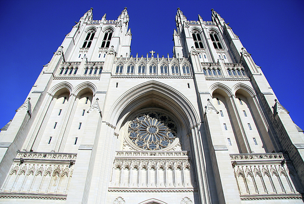 Washington National Cathedral T-Shirt by Cora Wandel - Pixels