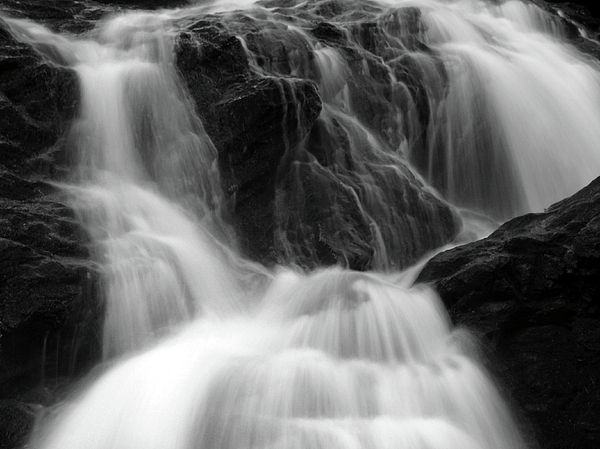 Waterfall Of The White Mountains Photograph