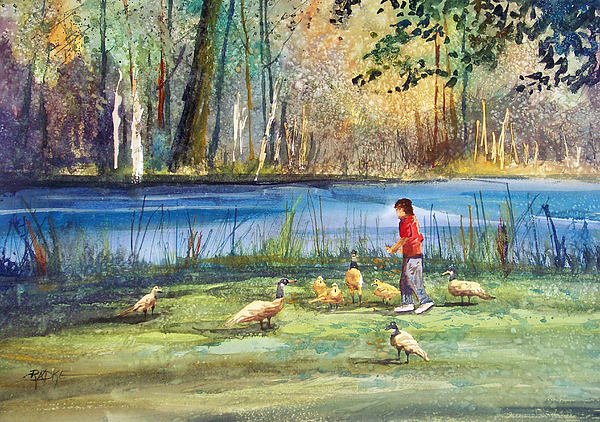 Wautoma Mill Pond Painting