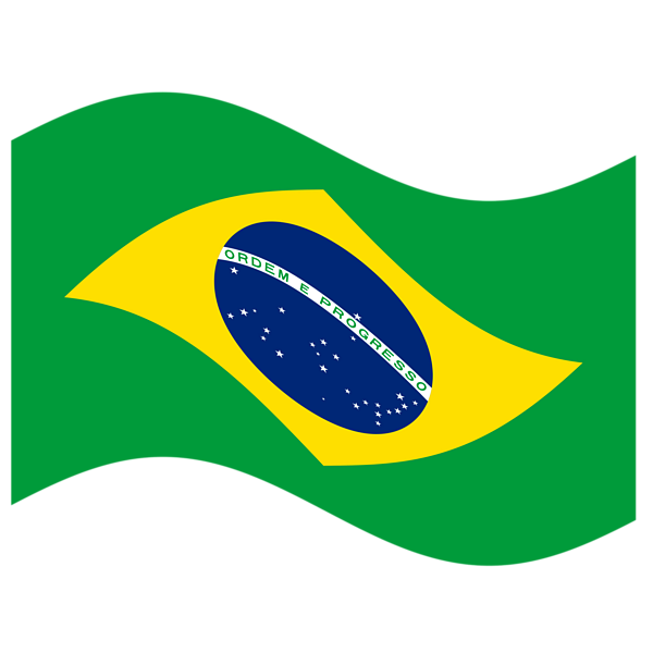 Waving Brazil Flag Greeting Card for Sale by Frederick Holiday