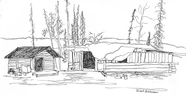 Wein Lake Sportsmans Lodge Drawing