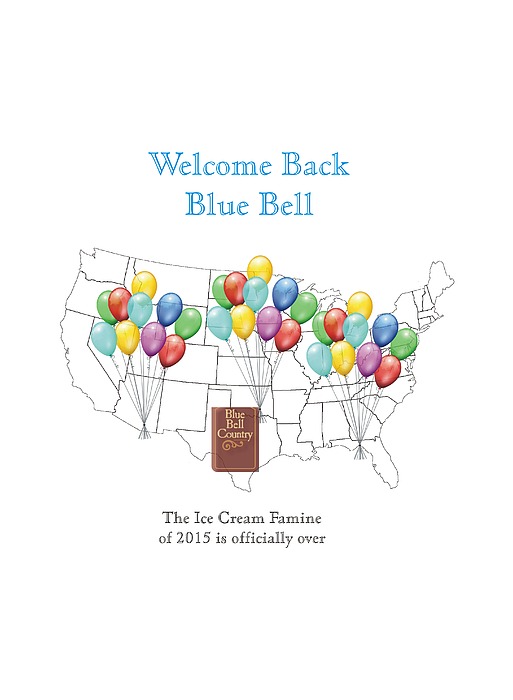 Welcome Back Blue Bell Digital Art