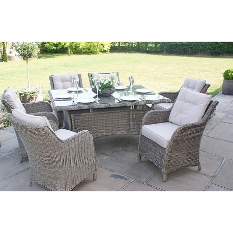 winchester 6 seater patio set