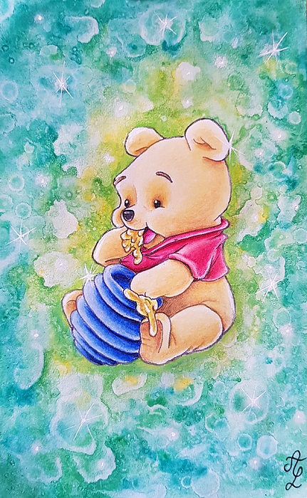 Winnie the Pooh Beach Towel by Aurore Loallyn - Fine Art America